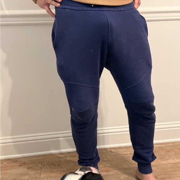Balmain Men's Navy joggers (small) - Picture 2 of 4